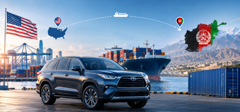 Vehicle shipping from USA to Afghanistan